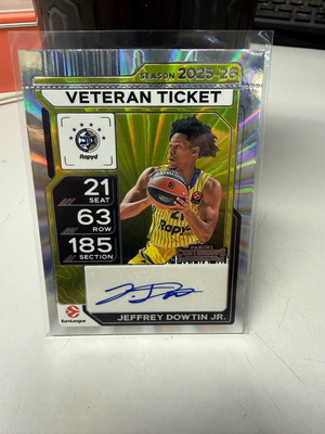 Euroleague Contenders Veteran Ticket Jeffrey Dowtin Jr new
