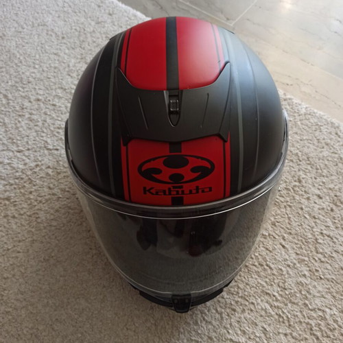 Kabuto Motorcycle Helmet L 58-59 with Intercom like new
