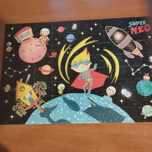Super Neo puzzle 72 pieces like new, glow in the dark, German made