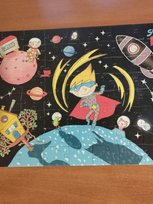 Super Neo puzzle 72 pieces like new, glow in the dark, German made