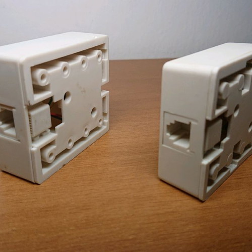 External telephone sockets used, set of 2 pieces