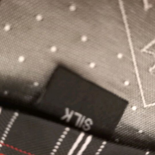 Cerruti 1881 tie new, black with red stripes