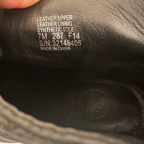 Tory Burch black suede and leather ankle boots like new, size 37