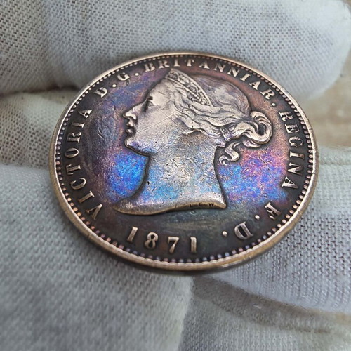 1/13 Shillings 1871 Jersey coin like new