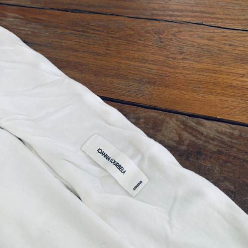 Ioanna Kourbela white elastic top, size M-L