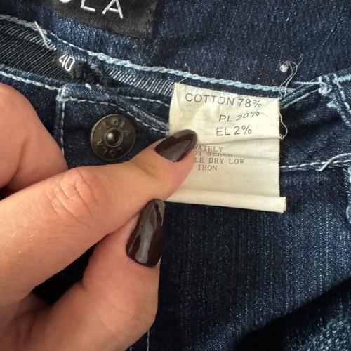 Crop jeans Lola like new, size XL, blue
