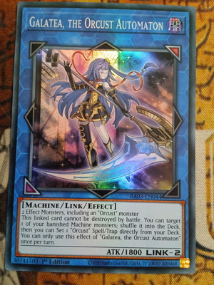 Galatea The Orcust Automaton κάρτα Yugioh σαν καινούργιο