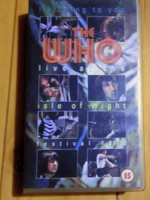 Set of 3 collectible music VHS tapes