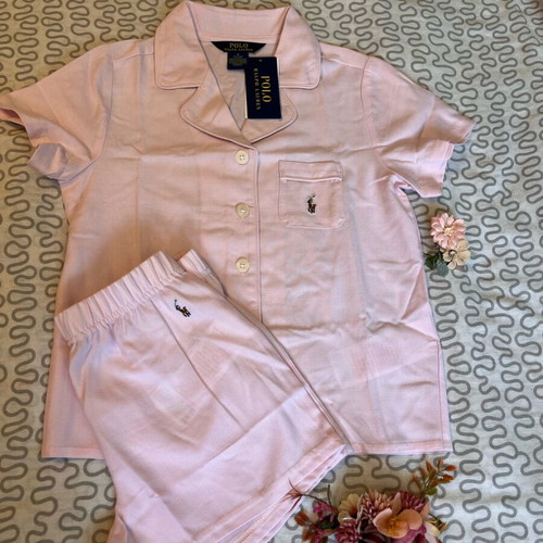 Ralph Lauren pajama for 9-10 years old girl new, dusty pink