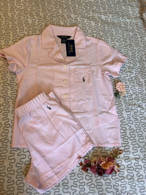 Ralph Lauren pajama for 9-10 years old girl new, dusty pink