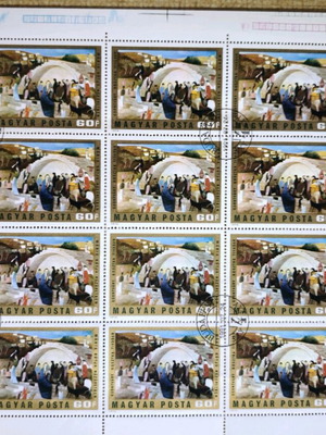 Πλήρες φύλλο γραμματοσήμων Ουγγαρίας 1993 Csontváry “Γέφυρα” σαν καινούργιο