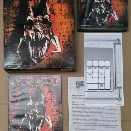 Lands Of Lore III PC CD-ROM like new, Greek manual, Big Box