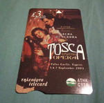 Cyprus Tosca dummy telecard new without chip and code