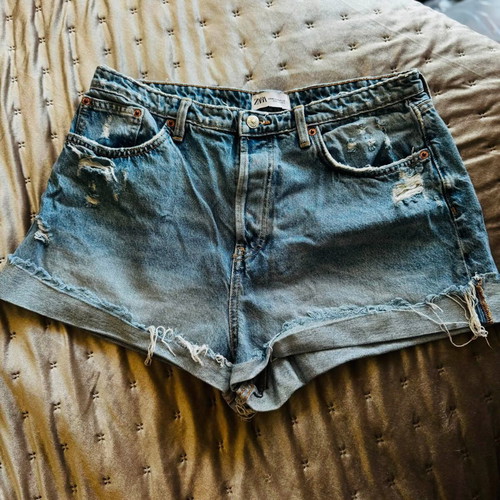Zara denim shorts, blue, EU 44