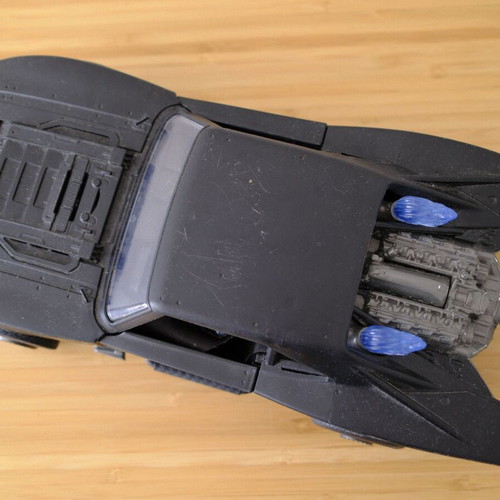 Spin Master Batman Batmobile with figure, used