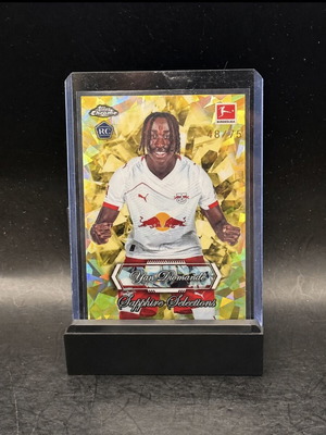 Yan Diomande RC Sapphire Selections 2025-26 Topps Chrome Bundesliga card new