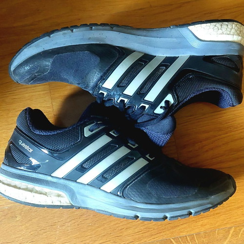 Adidas Questar athletic shoes No40 like new, black with boost sole