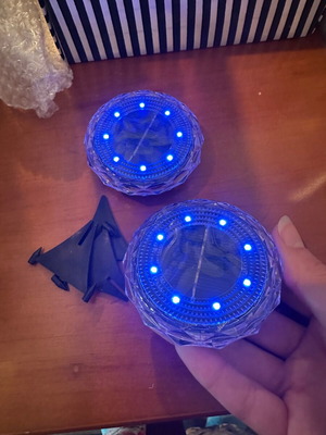 Diamond solar garden lights multicolor, new