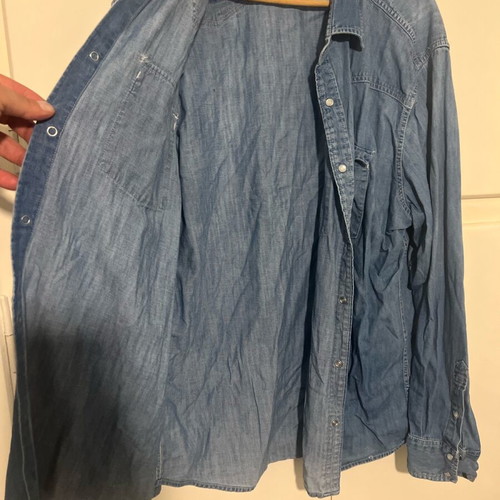 Tex Man denim shirt XXL like new, 100% cotton, blue