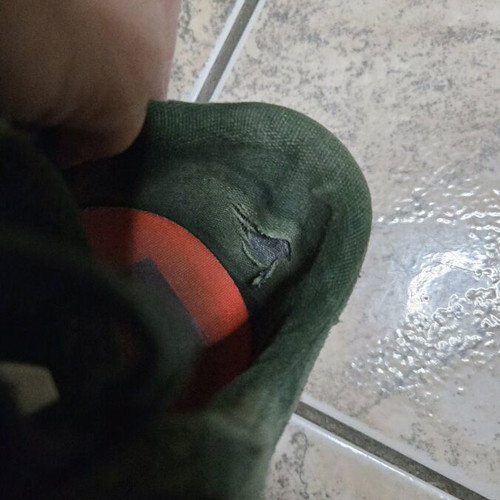 Diesel men's green suede athletic shoes used, size 43