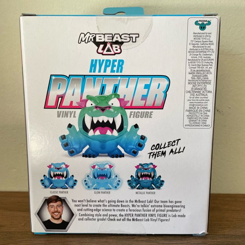 Mr Beast Lab Vinyl Figure Hyper Panther new