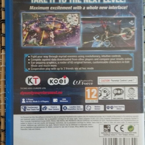Dynasty Warriors Next PS Vita game