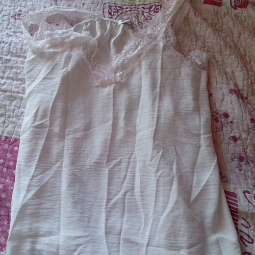 Lace Top white, like new, size M 38 10