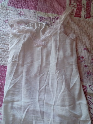 Lace Top white, like new, size M 38 10