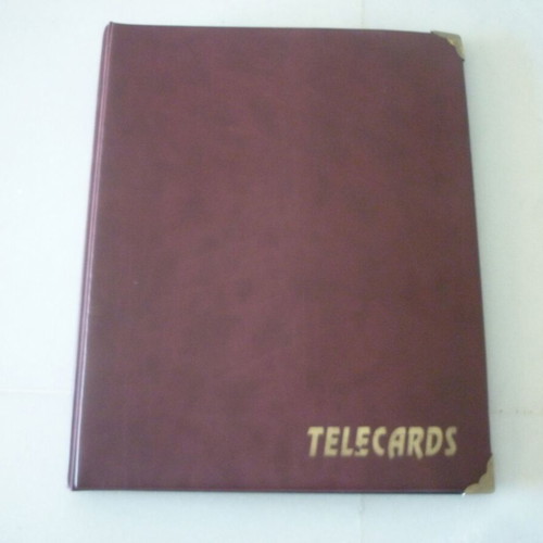 empty album for telecards with sheets capacity of 230 slots