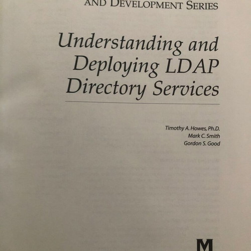 Book Understanding and Deploying LDAP Directory Services used