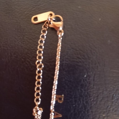 Beloved necklace chain 82 cm new, gold tone