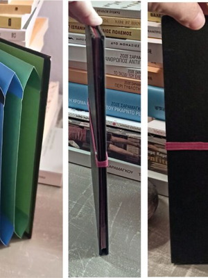 Rainbow accordion folder like new