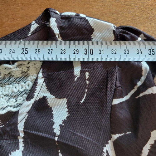 Mini dress with patterns like new, size M, multicolored