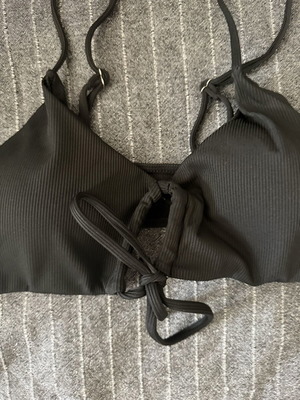 Shein Μαύρο Μαγιό Τριγωνάκι με Δέσιμο Μπροστά καινούργιο