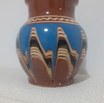 Ceramic folk art vase used