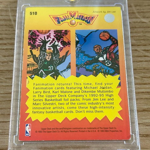 Michael Jordan Agent 23 vs Birdman Upper Deck NBA 1993 card used
