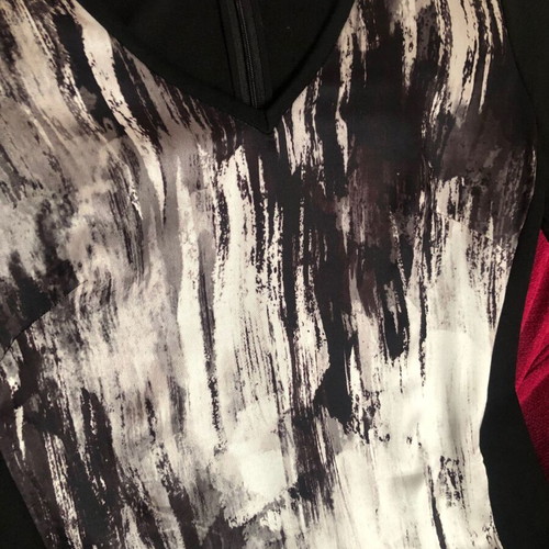 Damsel in a dress short-sleeve dress used, black and gray, size L