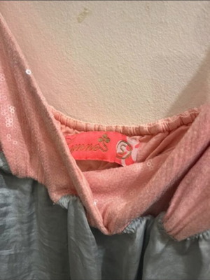 Lynne pink multicolor lingerie-style dress with sequins