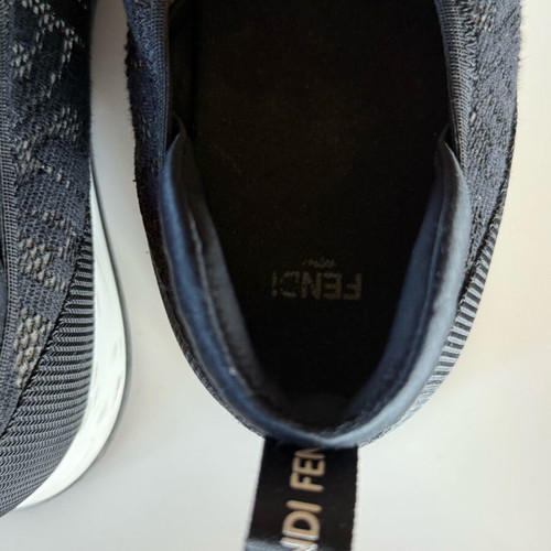 Fendi loafers like new, black, size 40