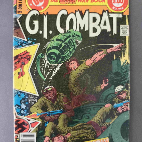 GI Combat 214 used comic book