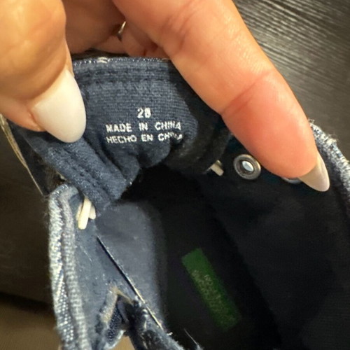 Benetton μποτάκια παιδικά τζιν σαν καινούργια, μέγεθος 28