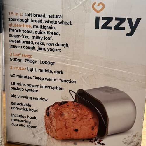 Izzy bread maker used