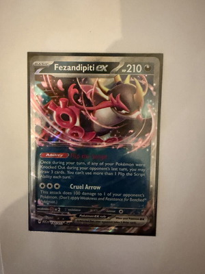 Fezandipiti Ex ASC 142 card new condition