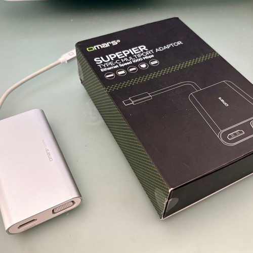 Type-C Multiport Adaptor used, practically unused