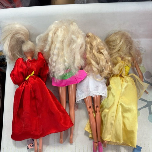 Barbie vintage dolls used, retro lot
