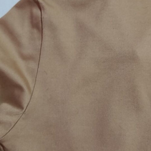 Sabotaz camel wrap blouse, size S