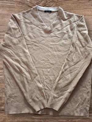 Men's vintage Sergio Tacchini sweater size L like new, beige