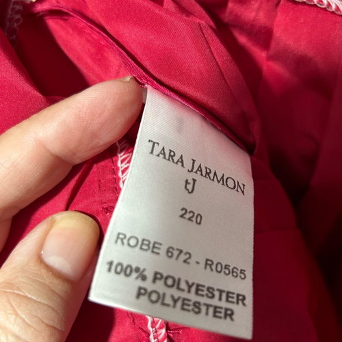 Tara Jarmon skirt shiny fuchsia new no small