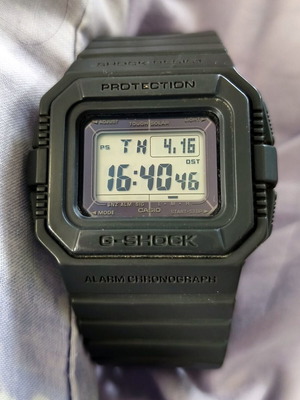 G-Shock G-5500TS-8 NYC City Code 2009 model Casio solar watch like new