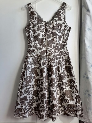Marc O'Polo cotton dress new, size S, beige and brown